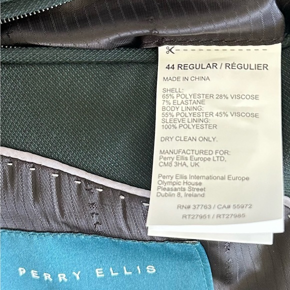 Perry Ellis Men’s suit jacket NWOT - Picture 3 of 5